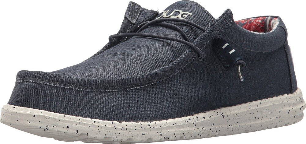 HEYDUDE Men's Wally Stretch Blue Size 11 - Men’s Shoes - Men's, Blue, Size 11